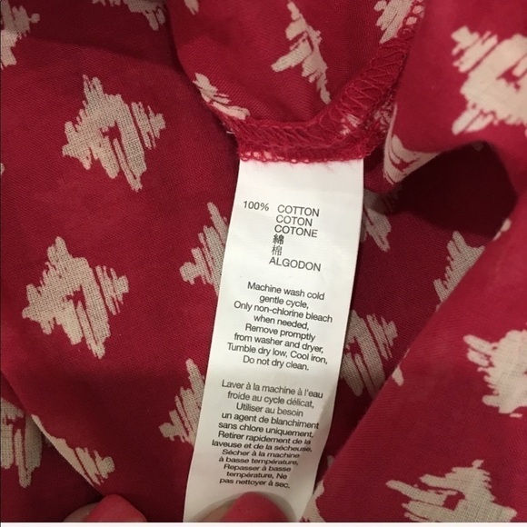 GAP tunic cinnamon color Aztec design top - Picture 4 of 5